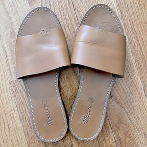 Madewell Leather Slides - Size 8.5